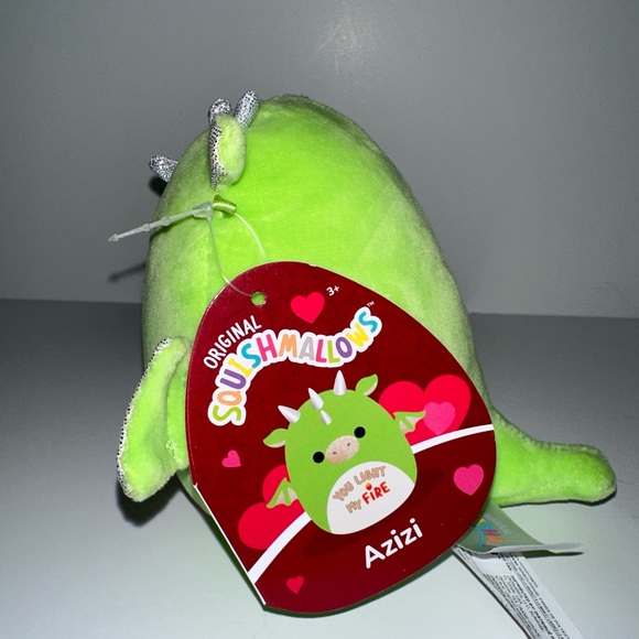 5" "You Light My Fire" Azizi the Dragon 2023 Valentine's Squishmallow - Picture 2 of 3